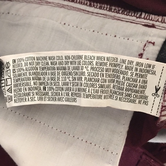 Forever 21 Men’s Burgundy Pants size 33 NWT - Picture 10 of 10